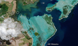 Применение космических технологий для ликвидации разлива нефти у берегов Маврикия