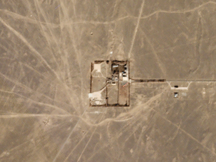 Снимок стартовой площадки, сделанный спутником PlanetScope 1 декабря 2016 г.
