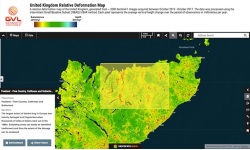 Более 2000 снимков Sentinel-1 понадобились картографирования смещений земной поверхности в Великобритании