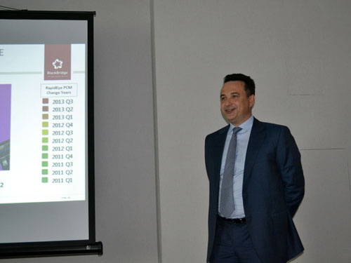 Открытие семинара М. А. Болсуновским, первым заместителем генерального директора компании «Совзонд»
