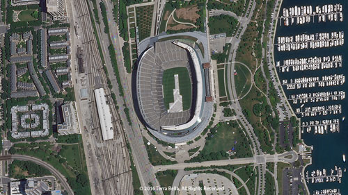 США, Чикаго. Снимок со спутника SkySat-3