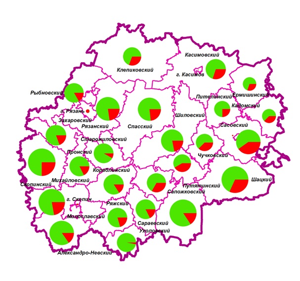 Карта почв рязанской области